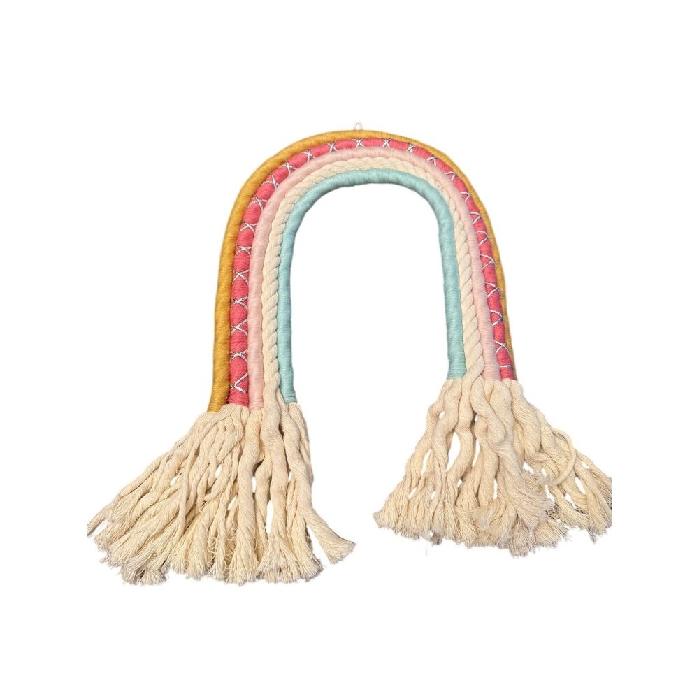Boho hanging rainbow decoration